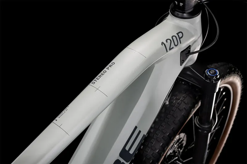 Cube Stereo Hybrid 120 Pro 625 Electric Mountain Bike 2022 Lunar/Grey-4