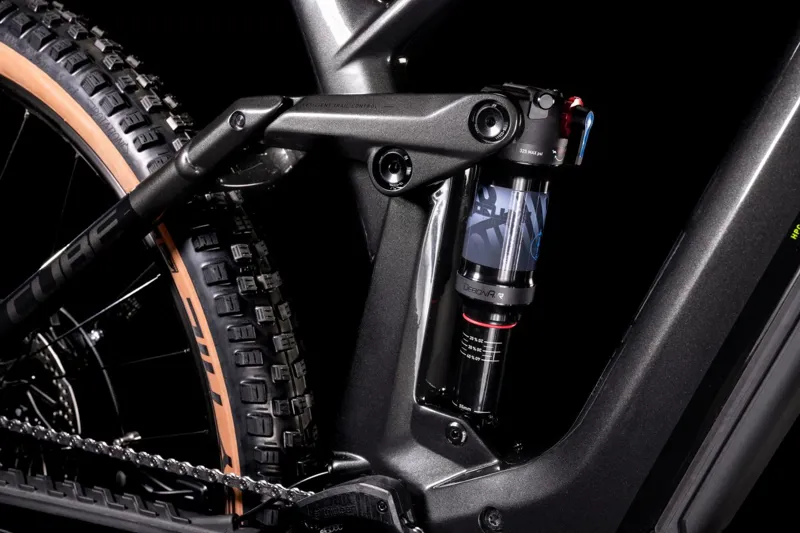 Cube Stereo Hybrid 140 HPC Race 625 Electric Mountain Bike 2022 Grey/Green-2