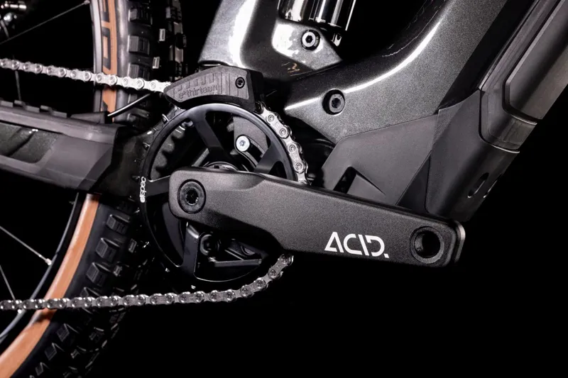 Cube Stereo Hybrid 140 HPC Race 625 Electric Mountain Bike 2022 Grey/Green-4