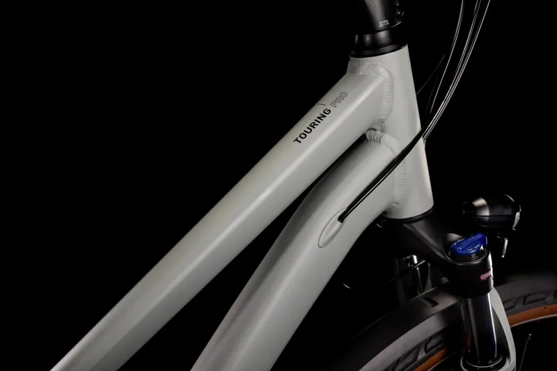 Cube Touring Pro Trapeze Hybrid Bike 2022 Lunar/Grey -4