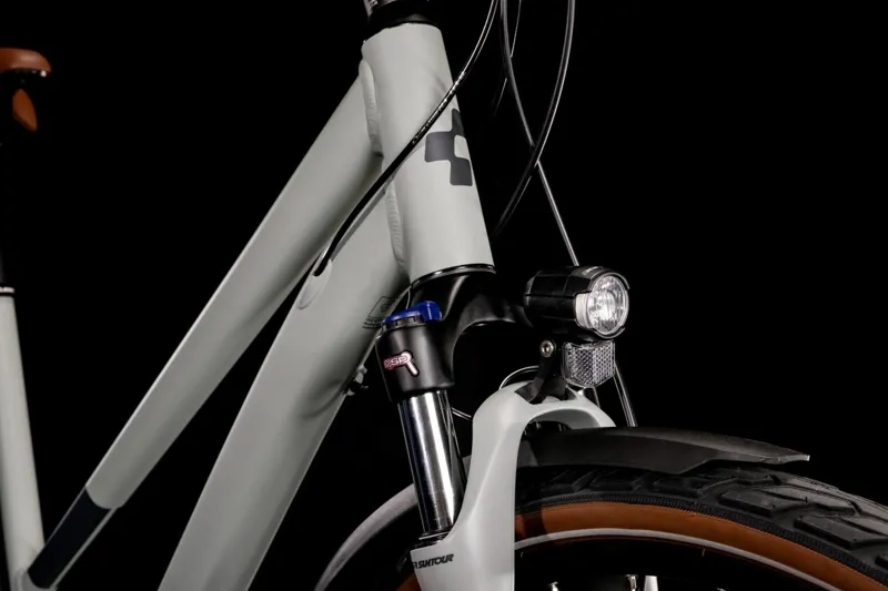 Cube Touring Pro Trapeze Hybrid Bike 2022 Lunar/Grey -1