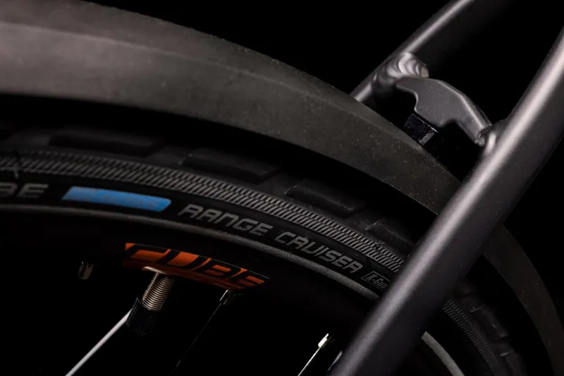 Cube Touring EXC Trapeze Hybrid Bike 2022 Iridium/Orange-2