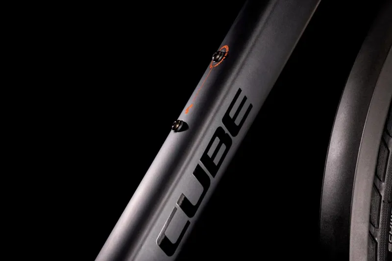 Cube Touring EXC Hybrid Bike 2022 Grey/Orange-4