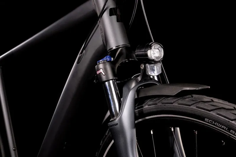 Cube Touring EXC Hybrid Bike 2022 Grey/Orange-1