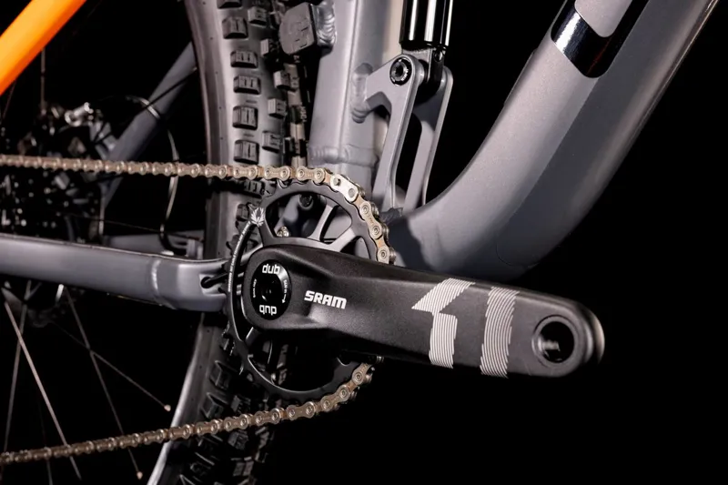 Cube Stereo 120 Pro Full Suspension Mountain Bike 2022 Grey/Orange-1