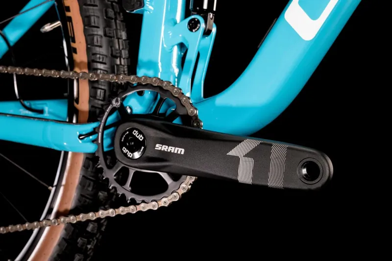 Cube Stereo 120 Pro Full Suspension Mountain Bike 2022 Sky Blue/White-1