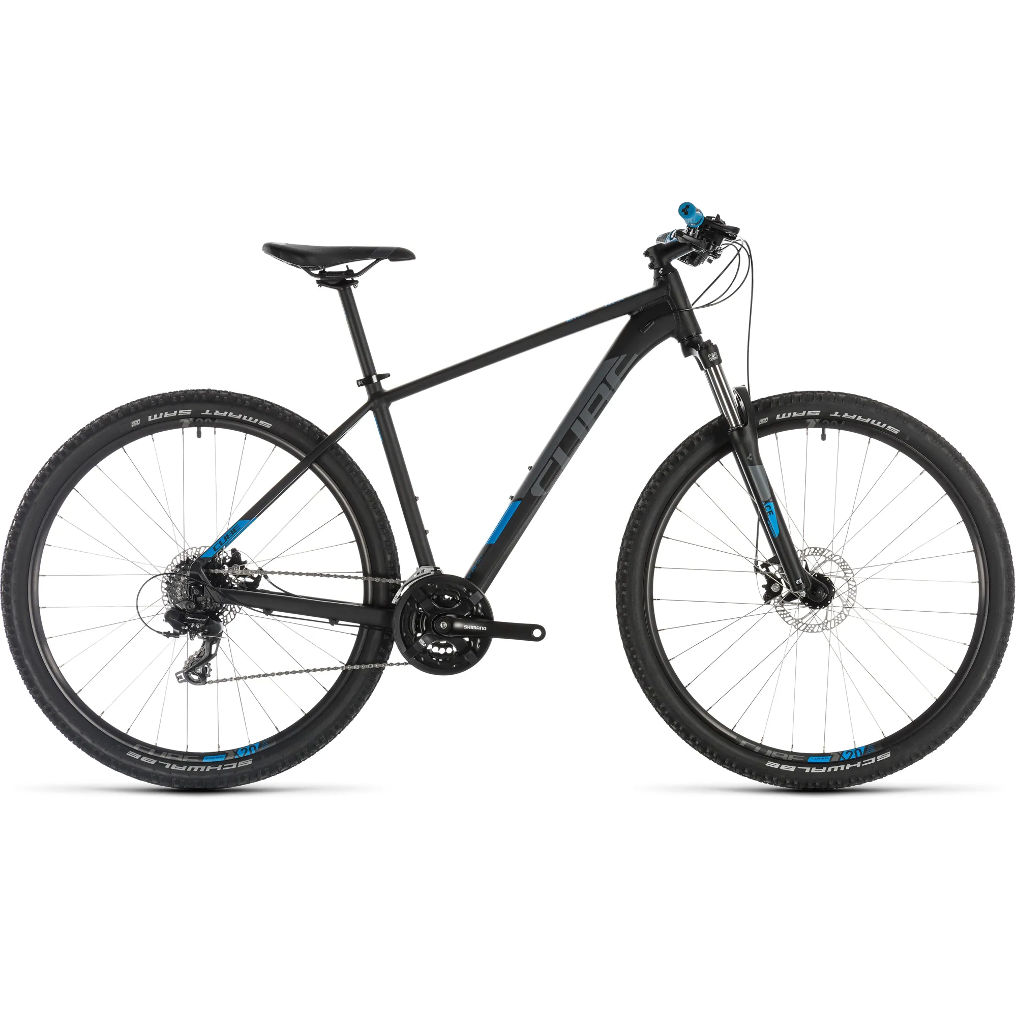 2019 Cube Aim Mens Hardtail Mountain Bike in Black - Main Image