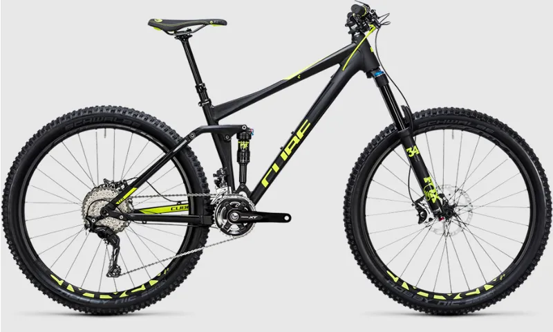 Cube Stereo 140 HPA 27.5 Race Full Suspension 2017 Black/Yellow