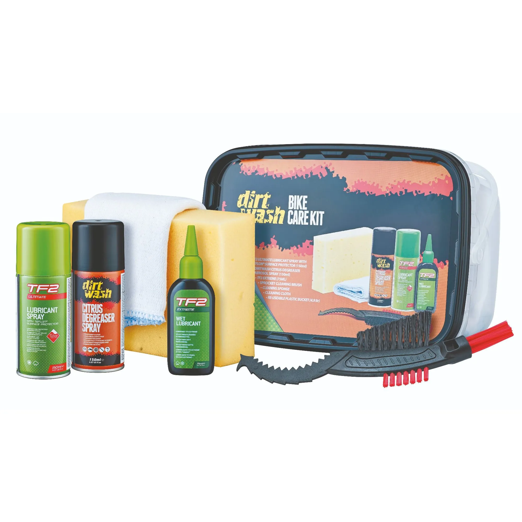 Dirtwash Bike Care Cleaning and Maintenance Kit - Main Image