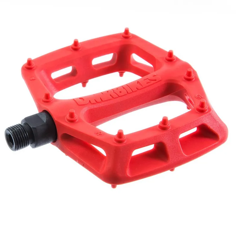 DMR V6 Platform Pedals Red