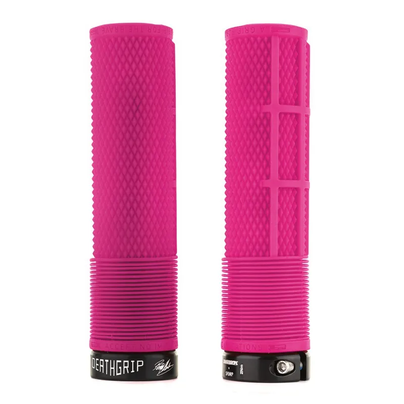 DMR Death Grip Flangeless Lock-On Thin Grip Pink