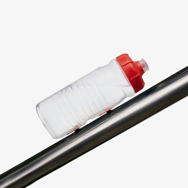 Fabric Cageless Water Bottle 600ml Clear/Red-1