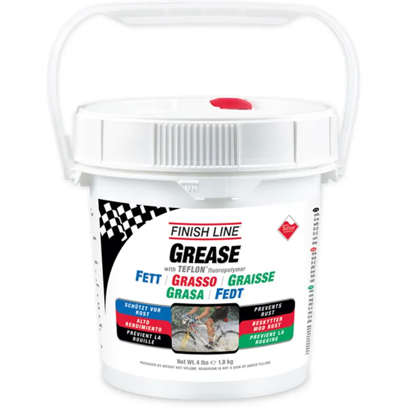 Finish Line Premium Teflon Grease Tub 4lbs - 1.8kg 