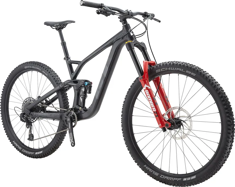 GT Force Elite Full Suspension Mountain Bike 2020 Jet Black-1