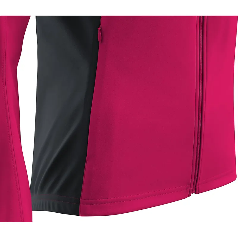 Gore WindStopper Phantom Womens Zip-Off Cycling Jacket Pink/Black-3