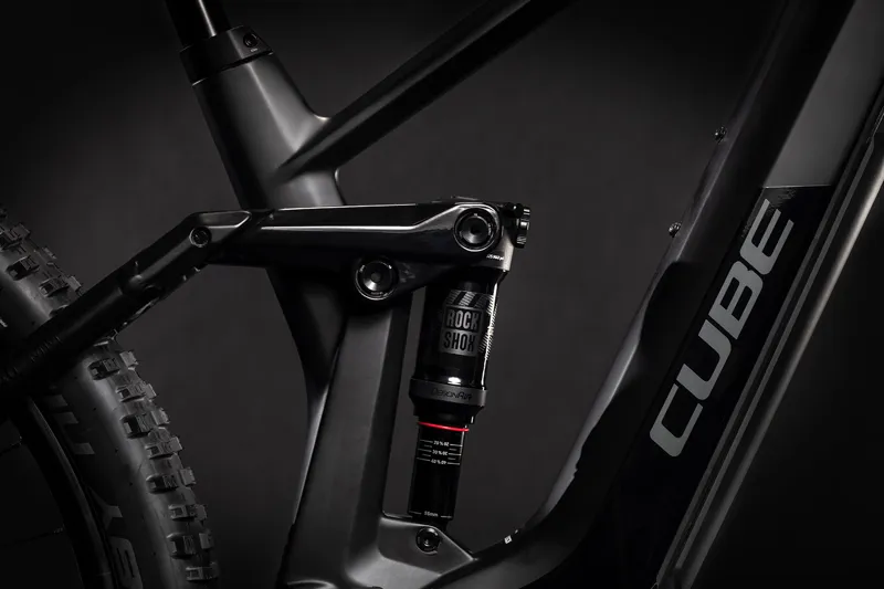 Cube Stereo Hybrid 140 HPC Race 625 FS eMountain Bike 2021 Black-1