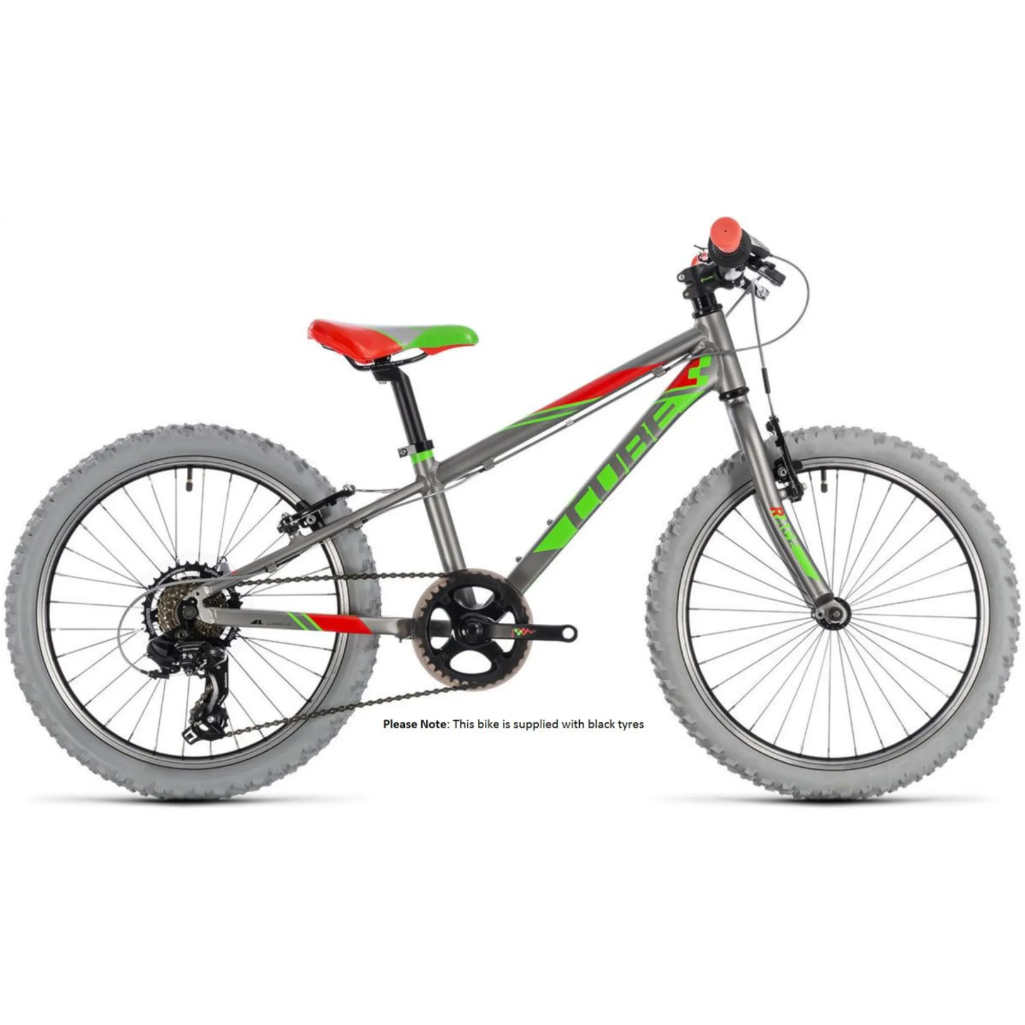 Kids Bike Cube Off Road Bike Cube Kid 200 Kids Bike 2018 Grey/Green