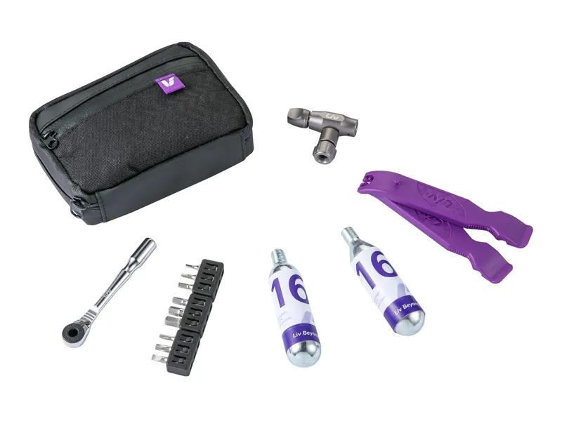 Liv Quick Fix Combo Repair Kit CO2 Black/Purple