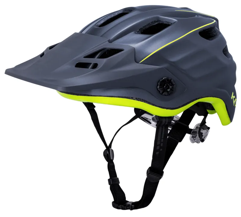 Kali Maya 2.0 Revolt Enduro Mountain Bike Helmet Titanium/Yellow