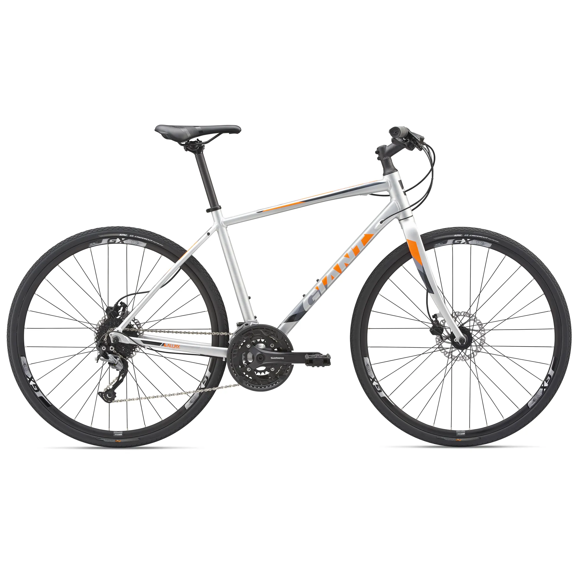Giant Escape 1 Disc Hybrid Bike 2019 Silver Giant Escape 1 Disc Hybrid Bike 2019 Silver