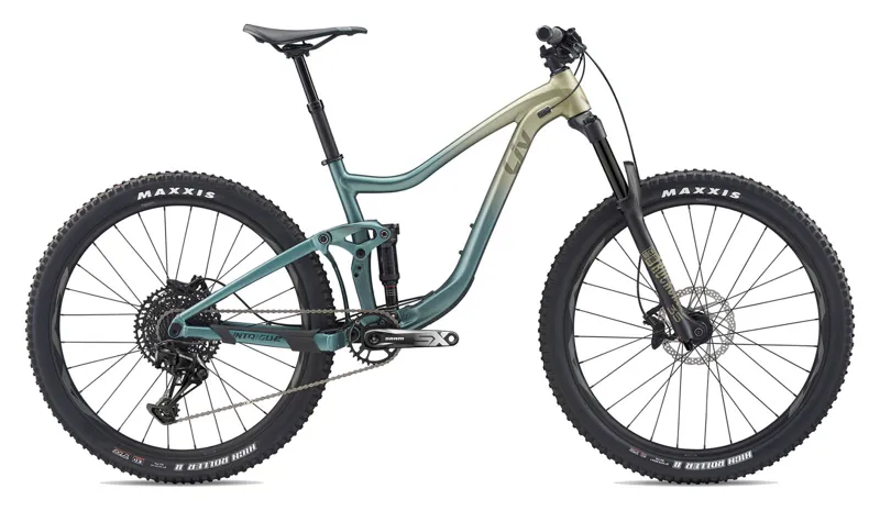 Liv Intrigue 3 Womens FS Mountain Bike 2020 Sand and Silver Pine