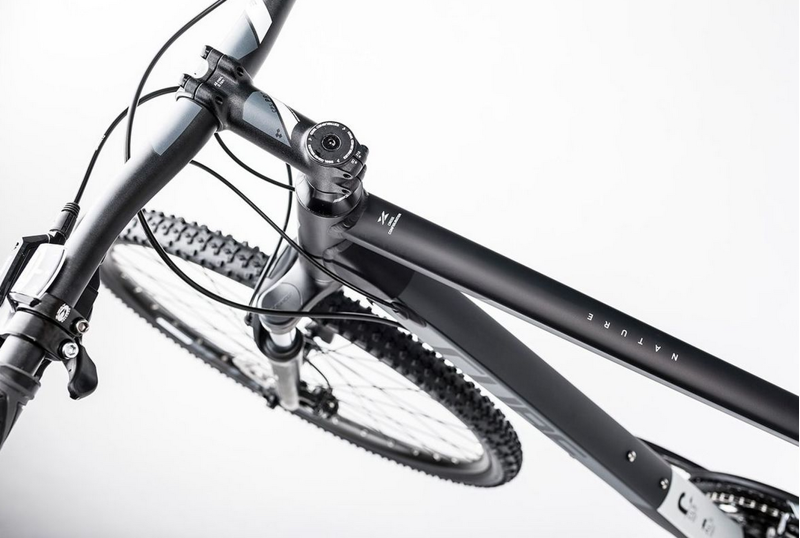 Cube Nature Hybrid Bike 2017 Black/White-4