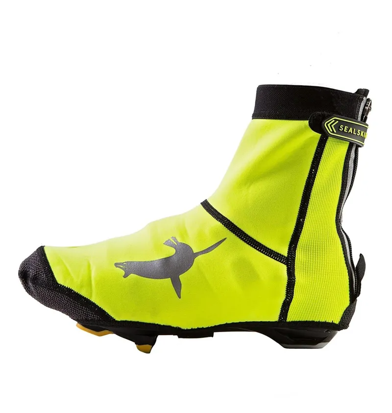 Sealskinz Hi Vis Neoprene Open Sole Overshoe-1