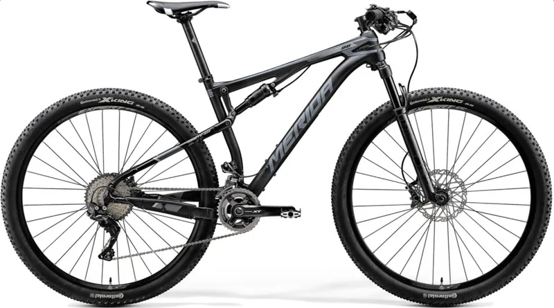 Merida Ninety-Six 9 XT Full Suspension Mountain Bike 2017 Black/Grey