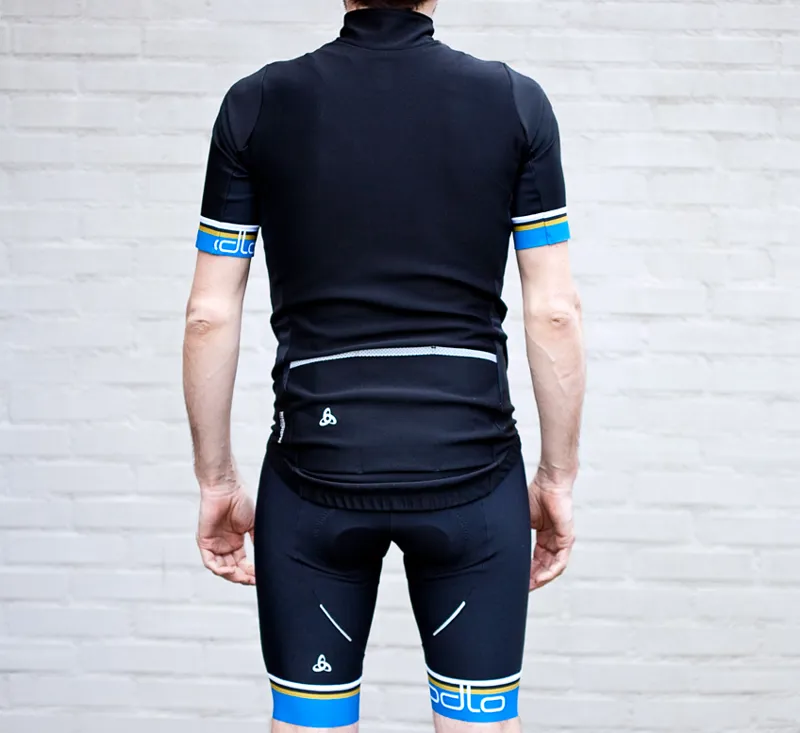 Odlo Vlaanderen Short Sleeve Cool Weather Cycling Jacket Black/Grey-2