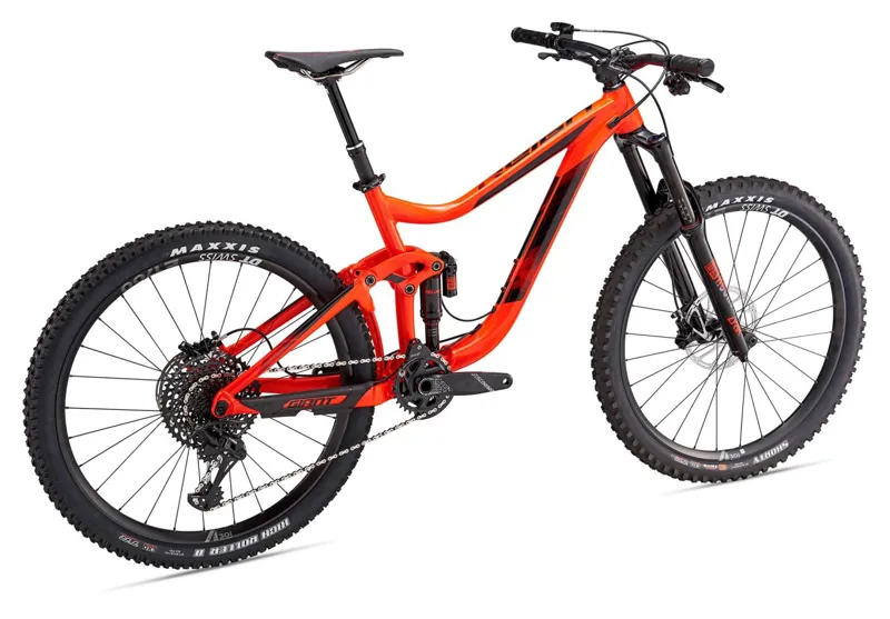 Giant Reign 1 Full Suspension Mountain Bike 2018 Neon Red-1
