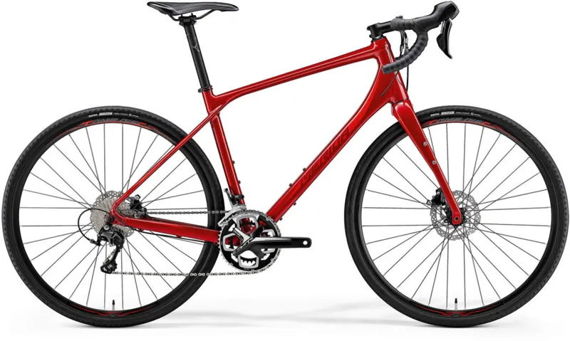 2019 Merida Silex 400 Gravel Bike in Red