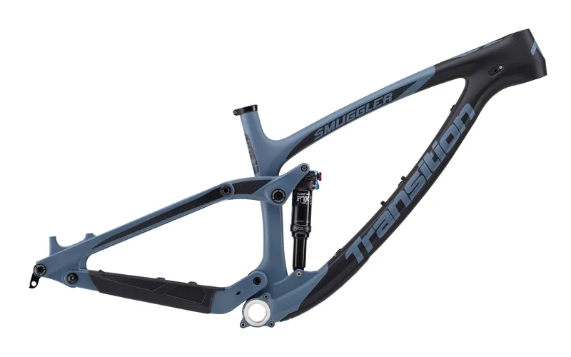 Transition Smuggler Carbon 29er Full Suspension Frame Gunsmoke Blue