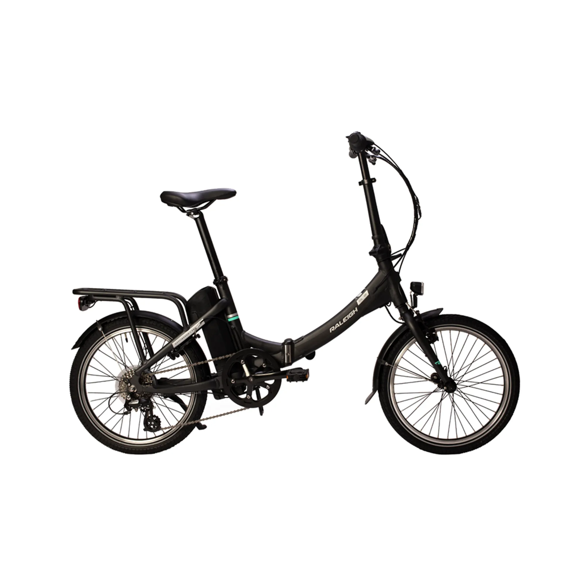 Raleigh Stow-e-Way 20 Folding e-Bike Black