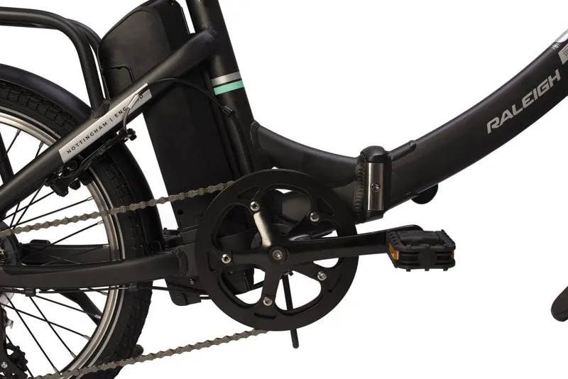 Raleigh Stow-e-Way 20 Folding e-Bike Black-1