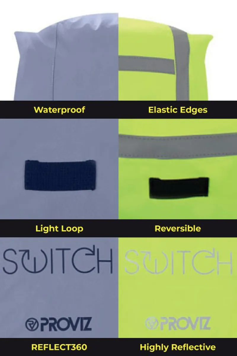 Proviz Switch Waterproof Reflective Backpack Cover-8