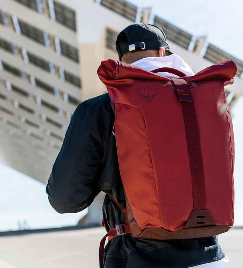 Osprey Transporter Rolltop Urban 25L Backpack Teal-1