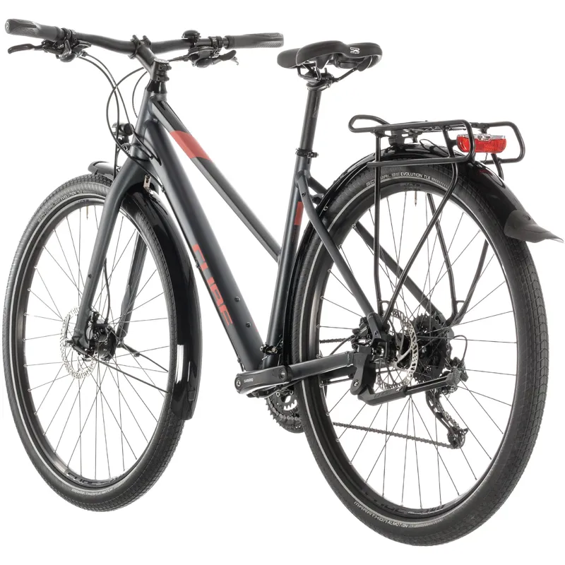 Cube Travel Trapeze Hybrid Bike 2019 Iridium/Red-2