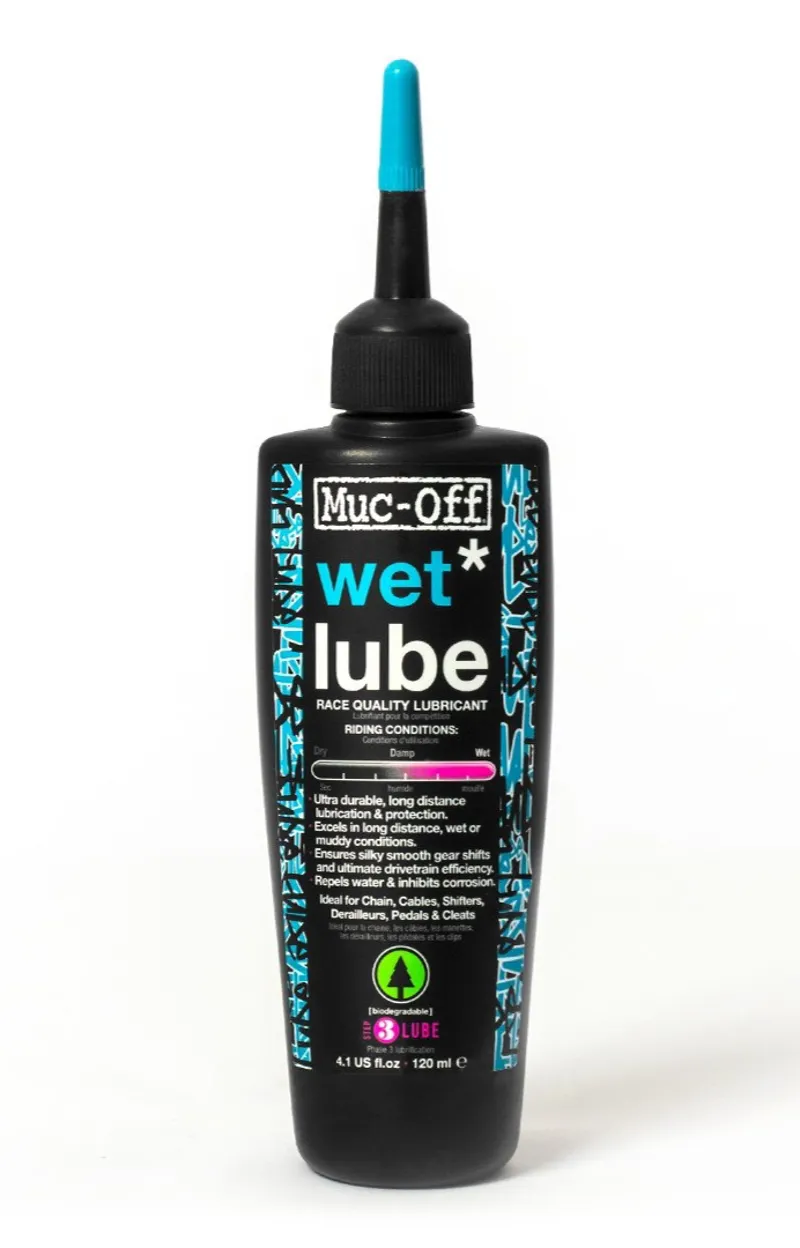 Muc-Off Bio Wet Lube - Chain Lubricant - 120ml