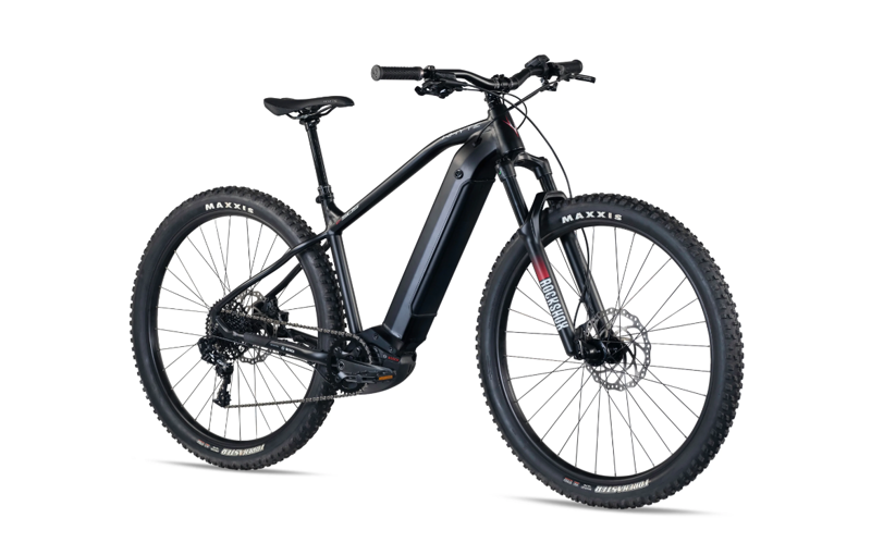 Whyte E-505 Electric Hardtail Mountain Bike Matt Black Grey/Rose-1