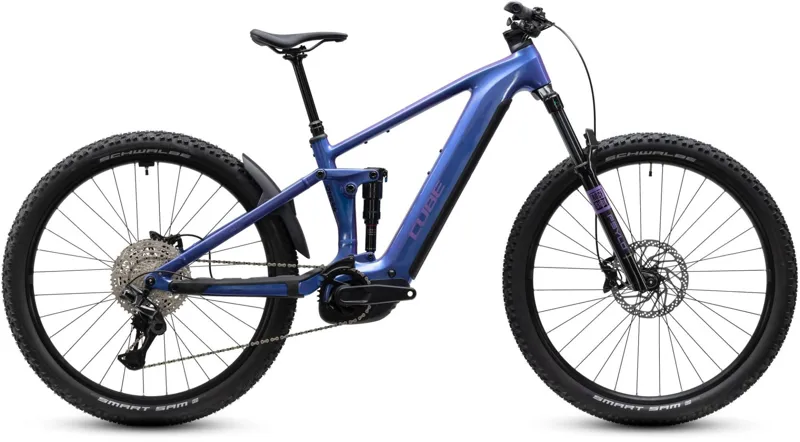 Cube Stereo Hybrid One44 Pro 800 2027 BlueIris/Purple Electric Bike
