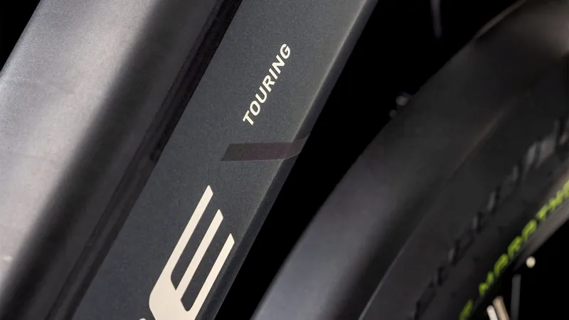 Cube Touring Hybrid Pro 625 Easy Entry Electric Bike 2025 Metallic GreyChrome-3