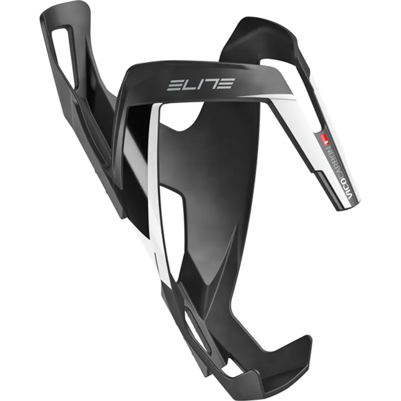 Elite Vico Carbon Bottle Cage Matt Black/White