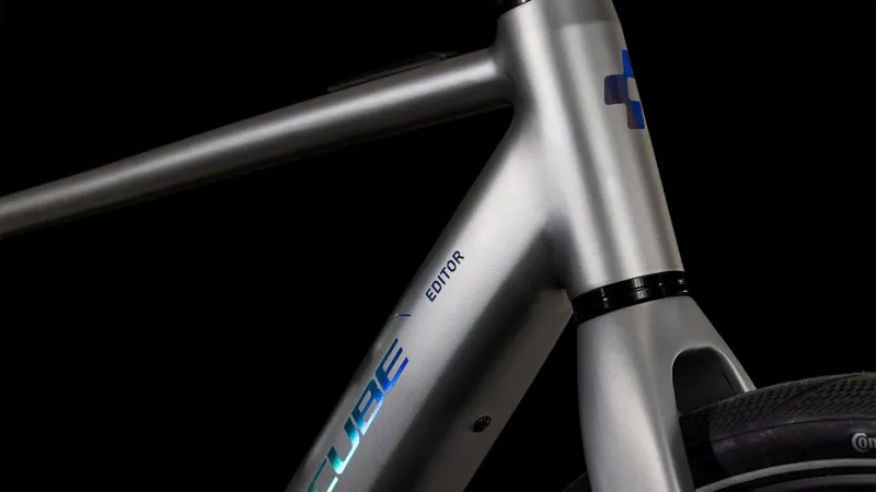Cube Editor Hybrid SLX 400x Electric Bike 2025 Sleek Grey/Spectral-6