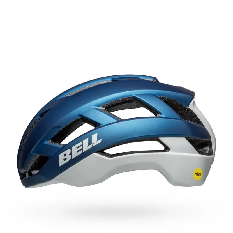 Bell Falcon XR MIPS Road/Gravel Cycling Helmet Blue/White-2