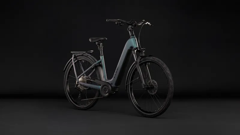 Cube Kathmandu Hybrid Pro 800 Easy Entry Electric Bike 2027 Smaragd Grey-6