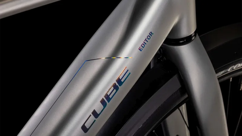 Cube Editor Hybrid SLX FE 400x Electric Bike 2025 Grey/Spectral-2