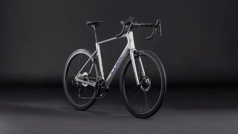 Cube Attain C:62 SLX Carbon Road Bike 2026 Sleek Grey/Prism-8