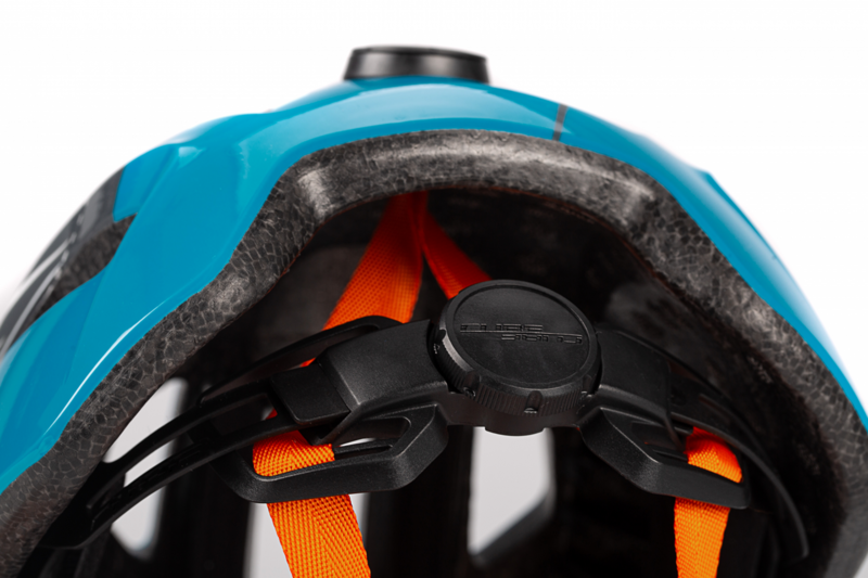 Cube Fink Childs Cycling Helmet Blue/Race Car-3