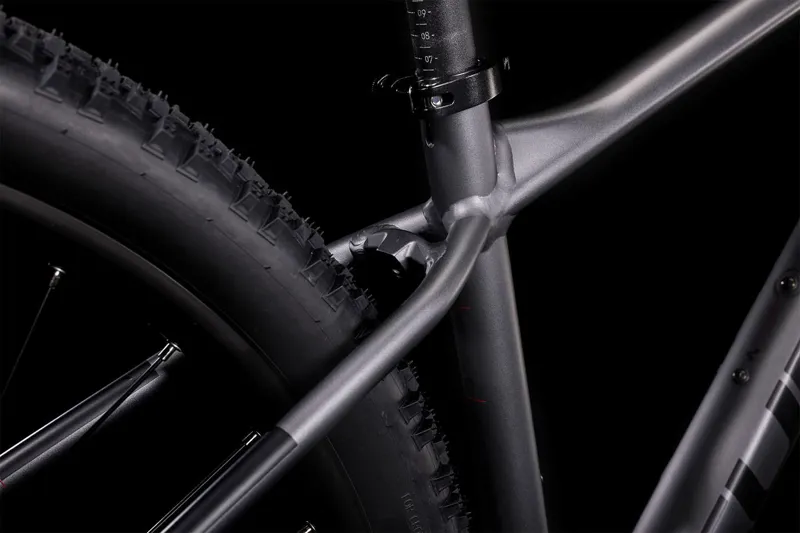 Cube Aim EX Hardtail Mountain Bike 2022 Grey/Red-3