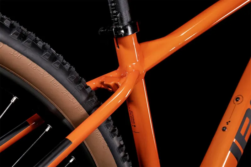 Cube Attention Hardtail Mountain Bike 2022 Burnt Orange/Black-3